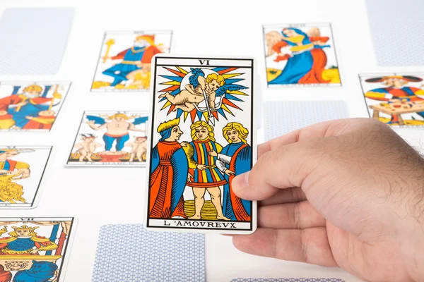 Tarot beraberlik: aşıklar — Stok fotoğraf