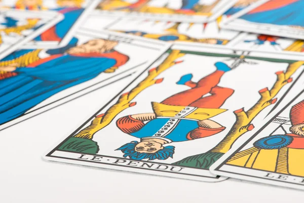 Jasnowidzenie karty tarota — Zdjęcie stockowe