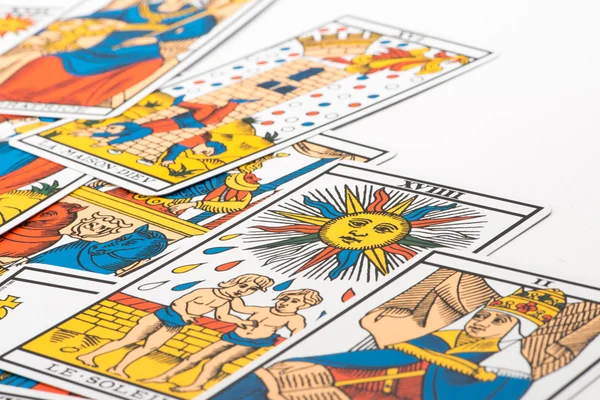 Tisztánlátás tarot kártyák — Stock Fotó