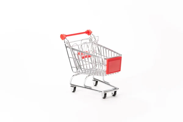 Caddy para ir de compras en el supermercado — Foto de Stock