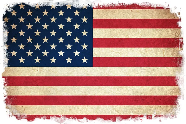 Bandera Grunge de USA — Foto de Stock