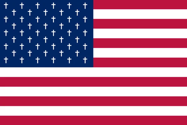 Death Flag of USA — Zdjęcie stockowe