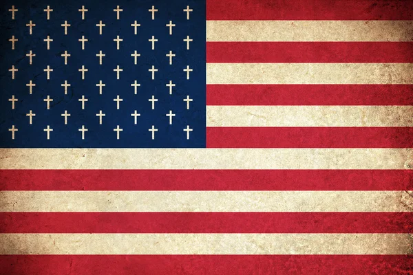 Death Flag of USA — Stock Photo, Image