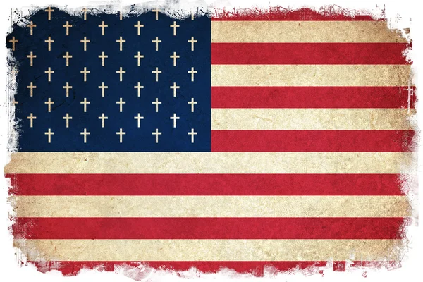 Bandera de la muerte de EE.UU. — Foto de Stock