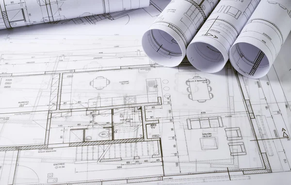건축 계획 — 스톡 사진