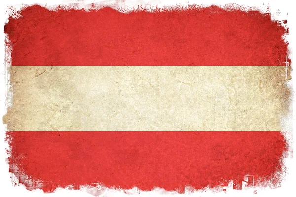 Österrike grunge flagga bakgrund illustration av europeiskt land — Stockfoto