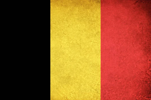Belgique drapeau grunge illustration de fond du pays européen — Photo