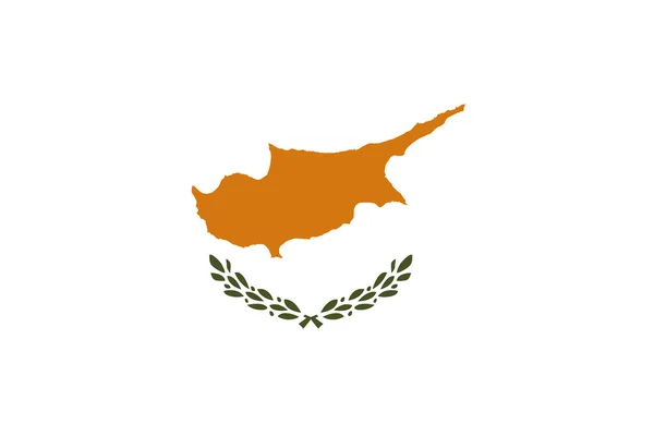 Cyprus flag background illustration of european country — Stock Photo, Image
