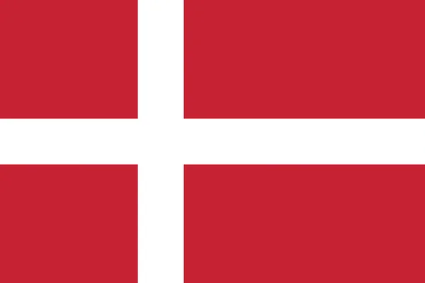 Denmark flag background illustration of european country — Stock Photo, Image