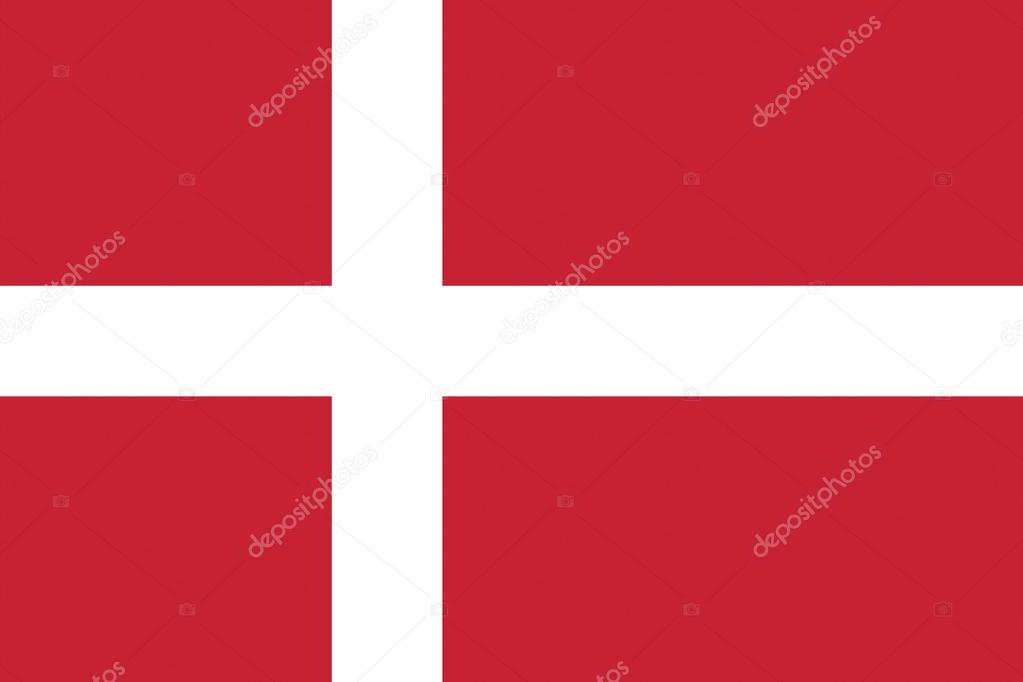 Denmark flag background illustration of european country