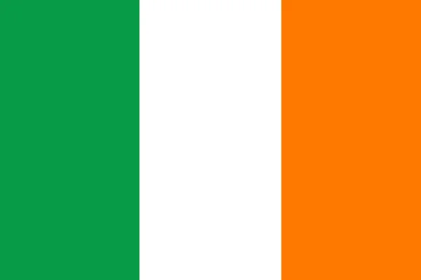 Ireland flag european country — Stock Photo, Image