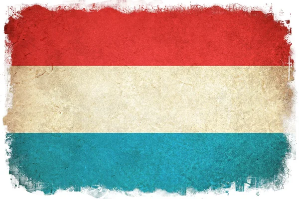 Luxemburg grunge zászló — Stock Fotó