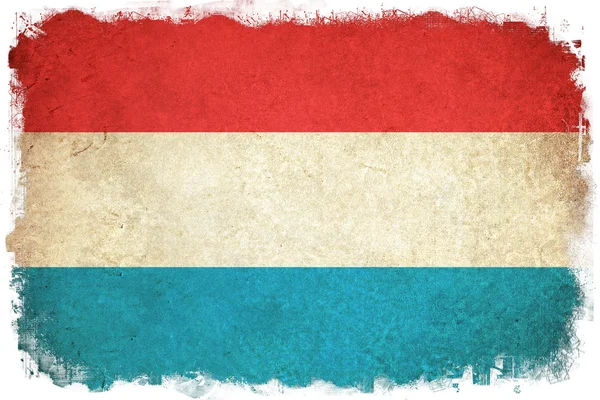 Luxembourg grunge flag — Stock Photo, Image