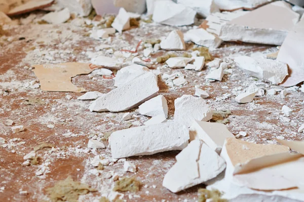 Home demolition debris — Stock Photo, Image