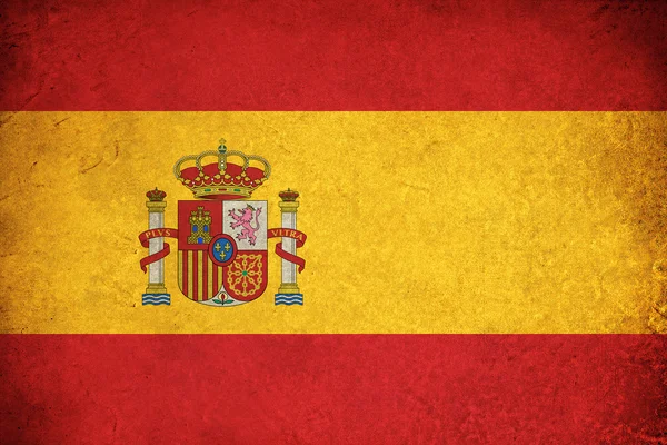 España grunge flag ilustración del país europeo —  Fotos de Stock