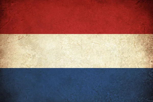 Netherlands grunge flag illustration of european country — Stock Photo, Image