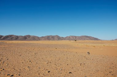 Çöldeki kum tepeleri