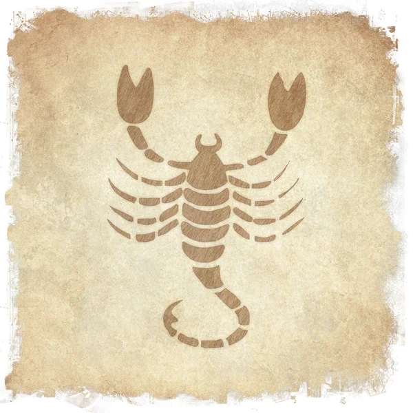 Знак зодиака Гороскопа Скорпион — стоковое фото