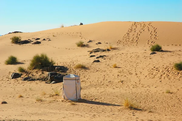 Zelt in der Wüste — Stockfoto