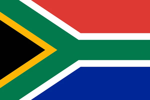 South Africa flag illustration of country — Stock Photo, Image