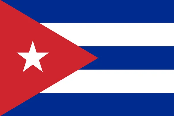 Cuba flag illustration of country — Stock Photo, Image