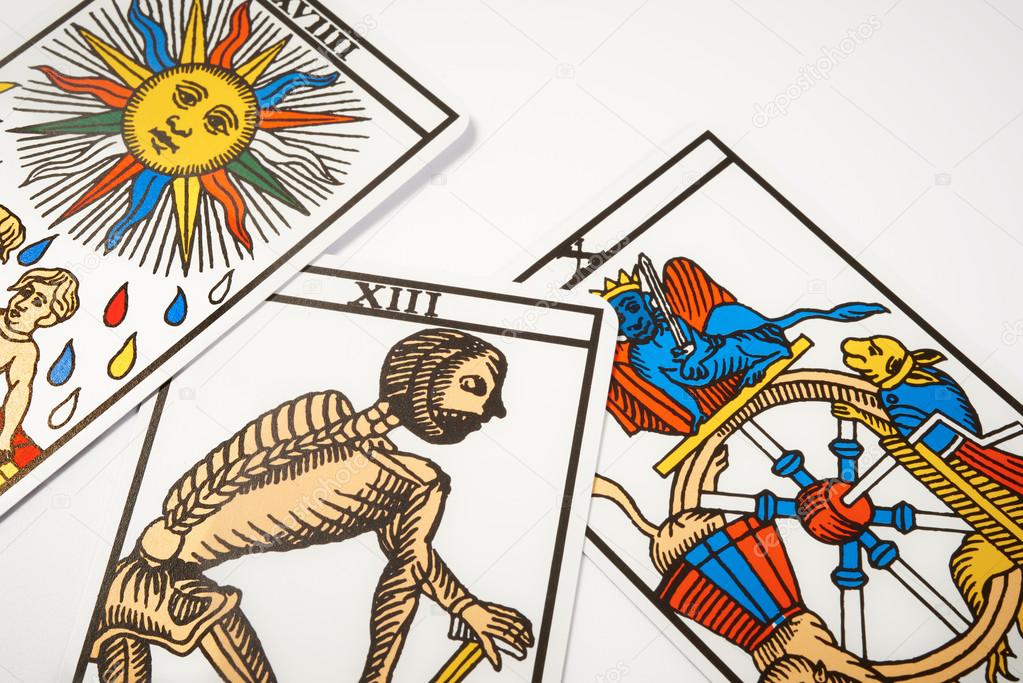 Tarot cards for divination with death