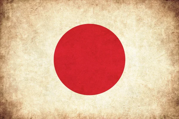 Japon drapeau grunge illustration du pays asiatique — Photo