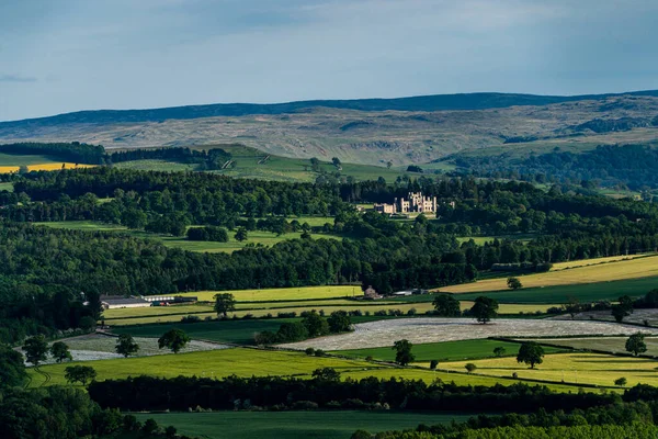 Una Vista Desde Penrith Beacom Mirando Hacia Castillo Lowther —  Fotos de Stock