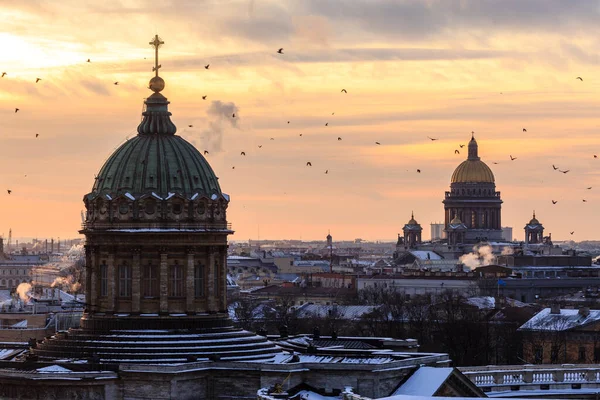 Saint Petersburg Rusya Kazan Isaac Katedrallerindeki Duma Kulesi Nin Tepesinden — Stok fotoğraf