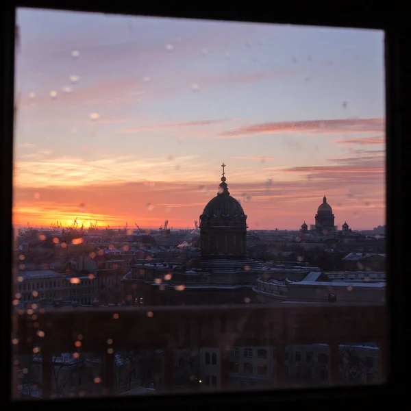 Vista Dall Alto Della Torre Della Duma San Pietroburgo Russia — Foto Stock