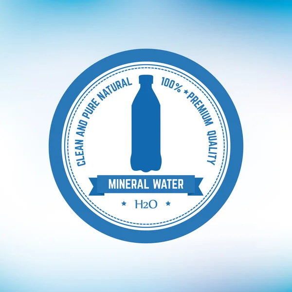 Mineraalwater pictogrammen — Stockvector
