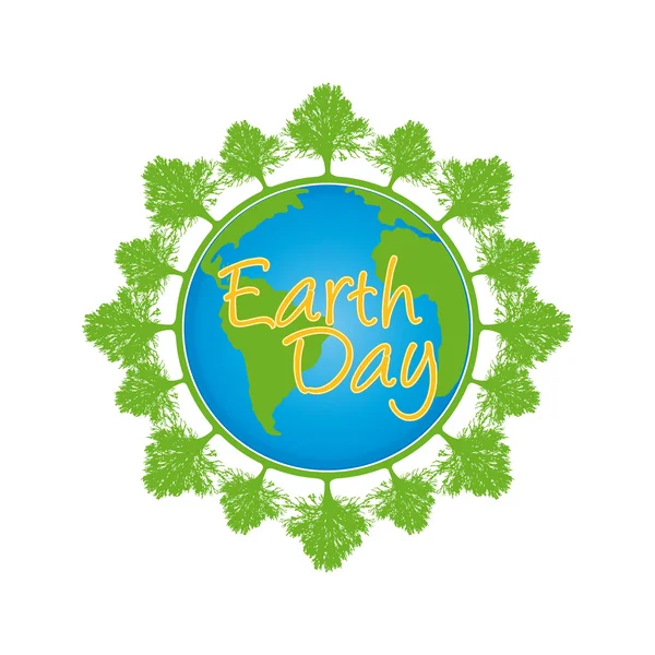 Earth day background — Stock Vector