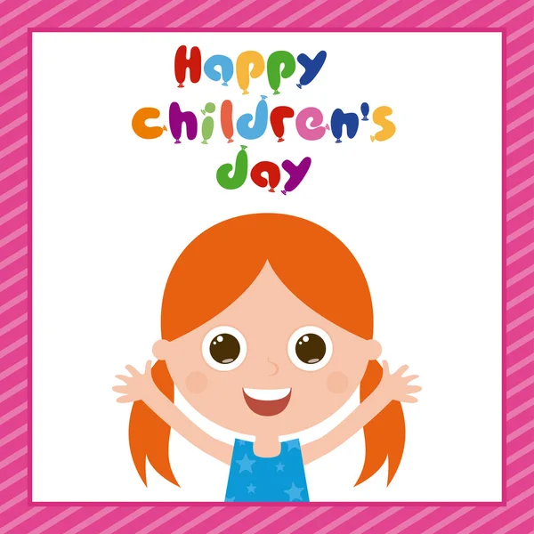 Happy children 's day — стоковый вектор