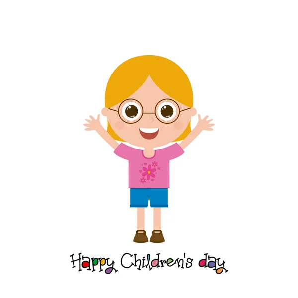 Dia das crianças feliz —  Vetores de Stock