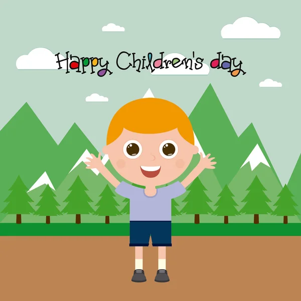 Happy children 's day — стоковый вектор