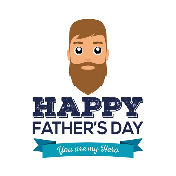 Happy father's day — Stock Vector