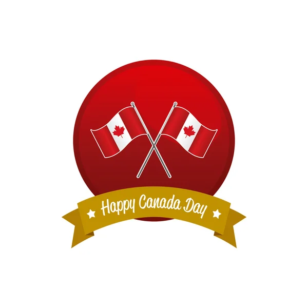 Canada dag illustratie — Stockvector