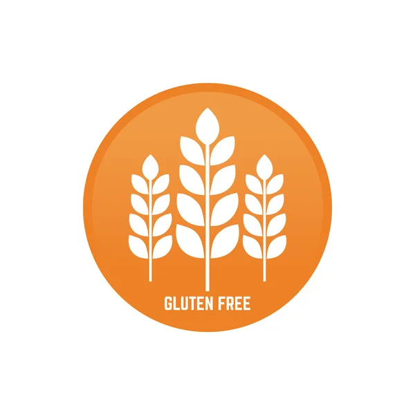 Etiqueta sin gluten — Vector de stock