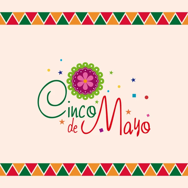 Cinco de mayo — Archivo Imágenes Vectoriales