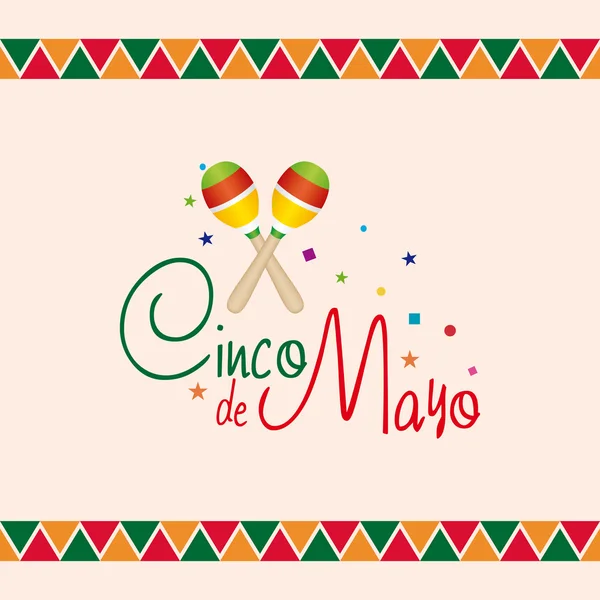 Cinco de mayo — Vector de stock