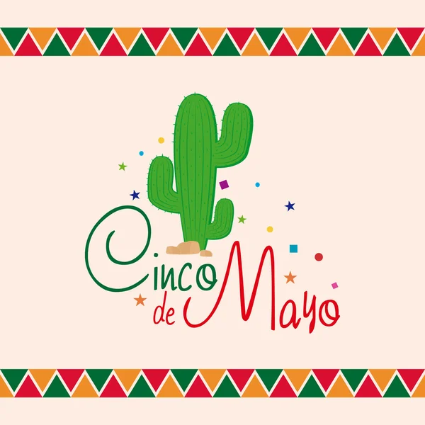 Cinco de mayo — Archivo Imágenes Vectoriales