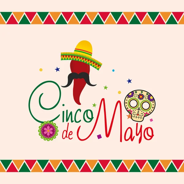 Cinco de mayo — Archivo Imágenes Vectoriales