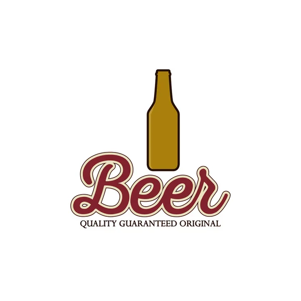Etichetta isolata della birra — Vettoriale Stock