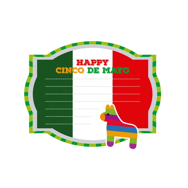 Cinco de mayo — Vector de stock