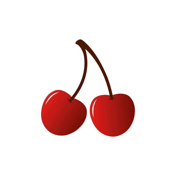 Illustration de fruits isolés — Image vectorielle