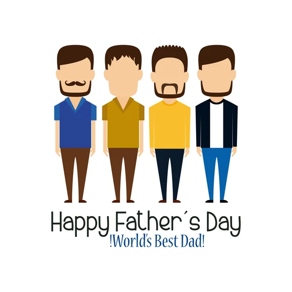 Happy Father's day — Stock Vector