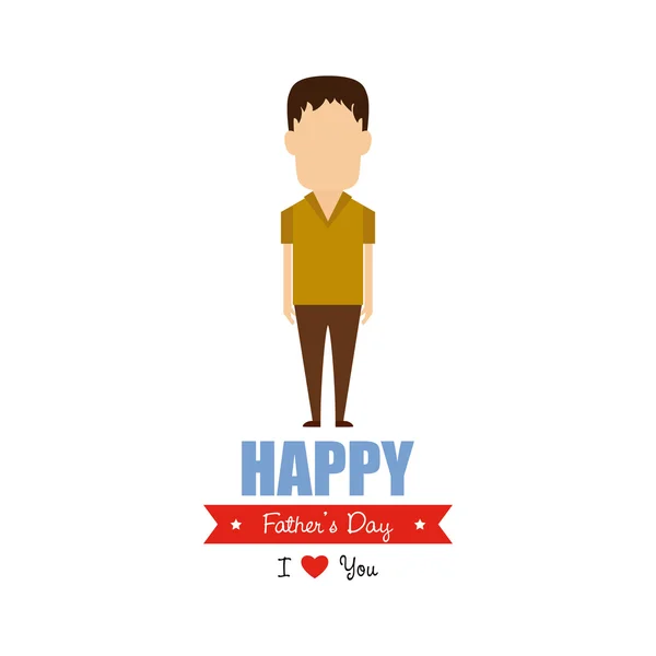 Happy Father's day — Stock Vector