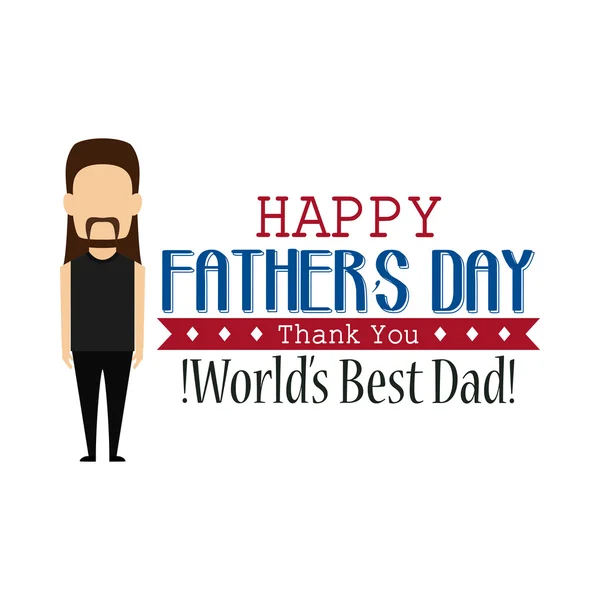 Happy Father's day — Stock Vector