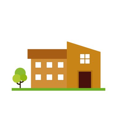 İllüstrasyon inşaat izole