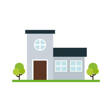 İllüstrasyon inşaat izole